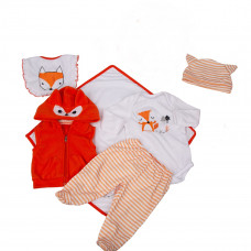 Комплект одежды для куклы (рост 52-55 см.)  "Лисичка" арт. 200